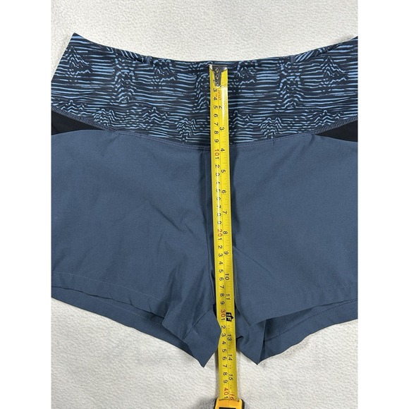 Mountain Hardwear Shorts Womens Medium Blue Lined Yoga Gym Running Outdoors - Picture 6 of 6